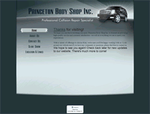 Tablet Screenshot of princetonbodyshop.com